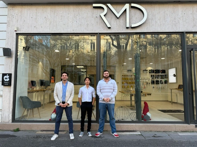L équipe de RMD Store à Chalon-sur-Saône