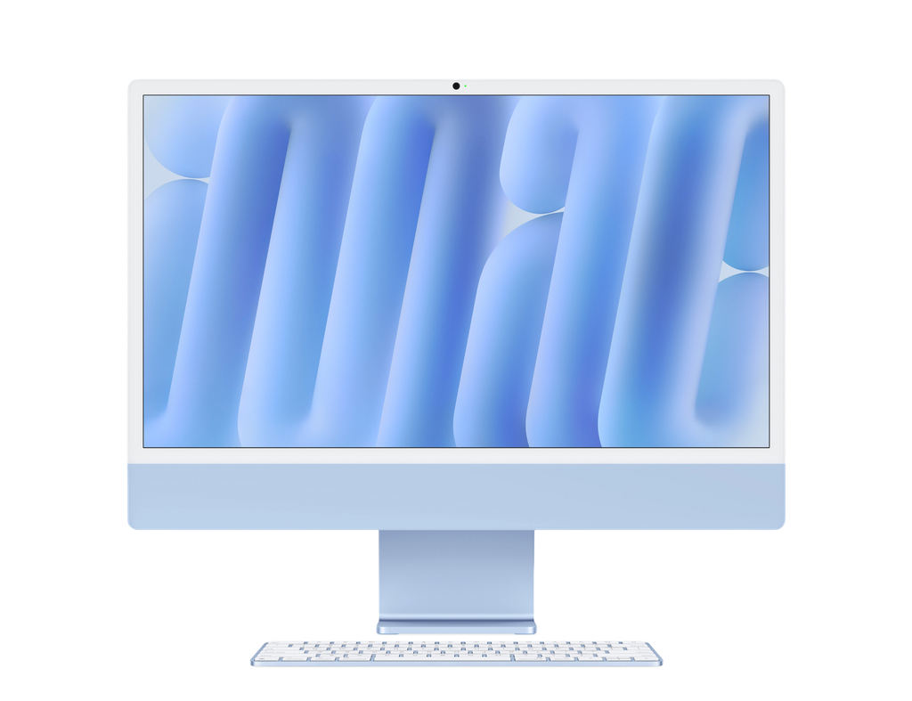 iMac 24" (Bleu, M4 8c GPU, 16 Go, 256 Go)